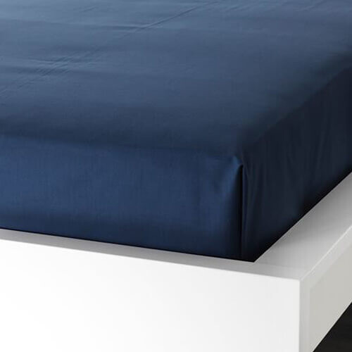 Простыня Ikea Ullvide, 150х260 см, темно-синий — фото 4
