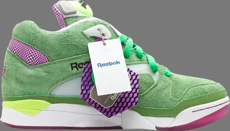 

Кроссовки court victory pump uni 'packers wimbledon' Reebok, зеленый