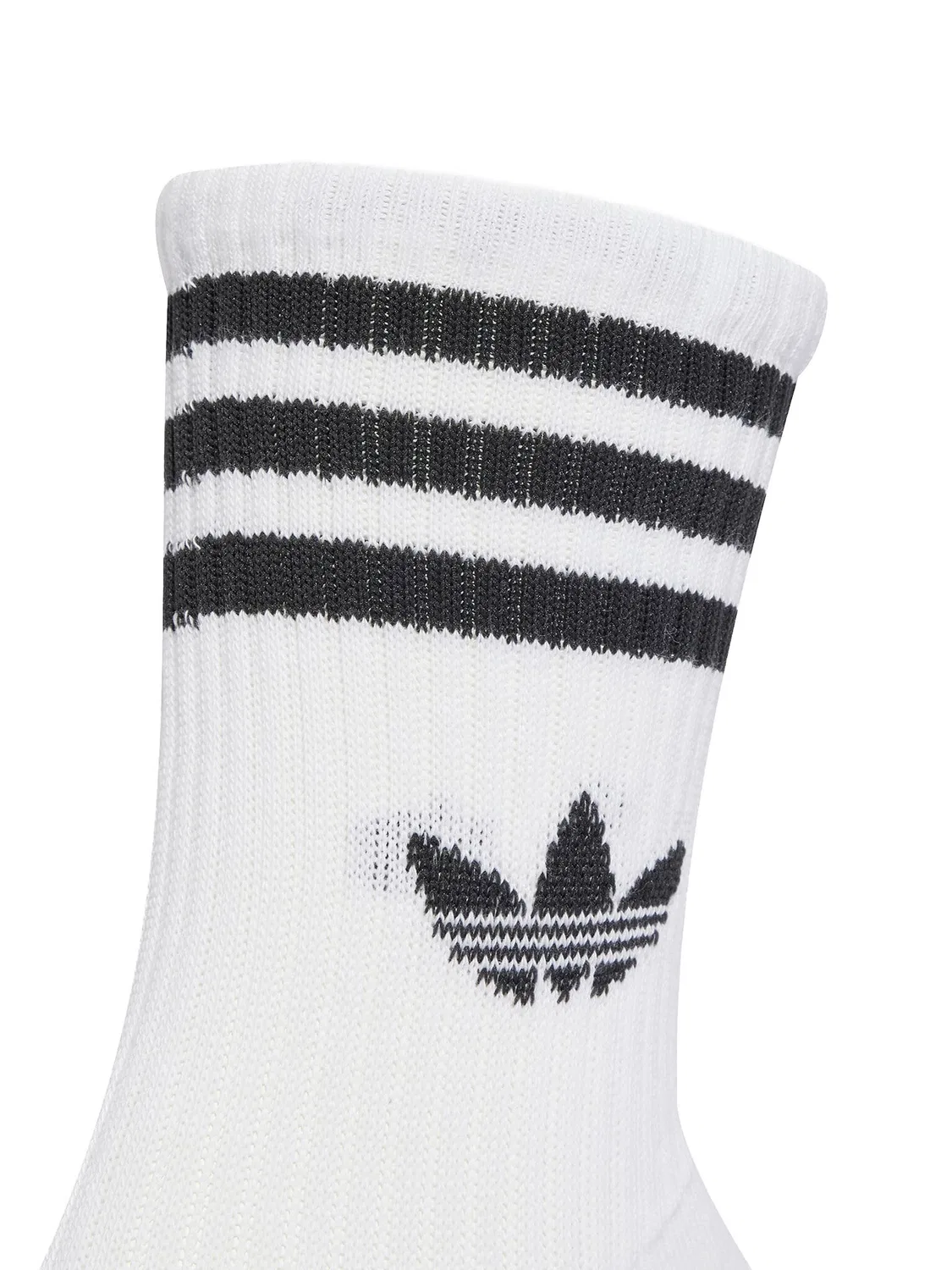 Женские длинные носки Adidas, белый — фото 3