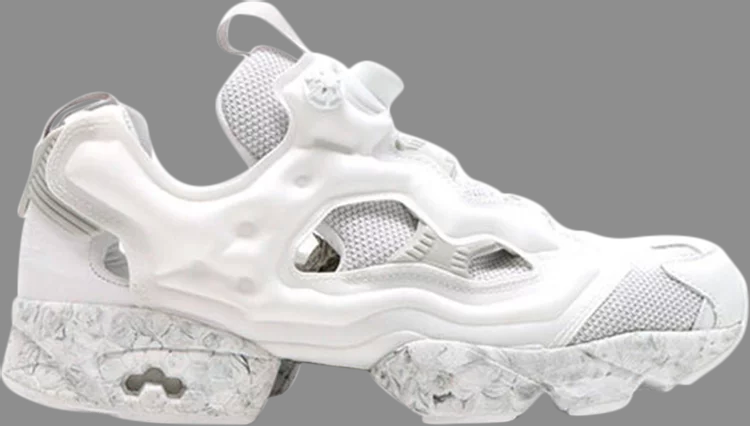 

Кроссовки instapump fury achm 'white marble' Reebok, белый