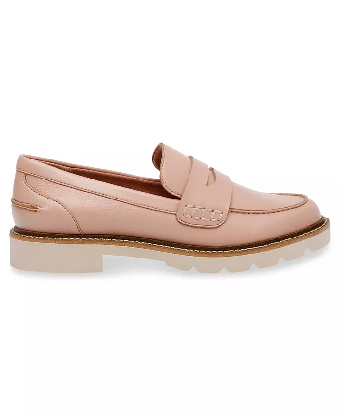 Женские лоферы Emmylou на массивной подошве Anne Klein, розовый — фото 2