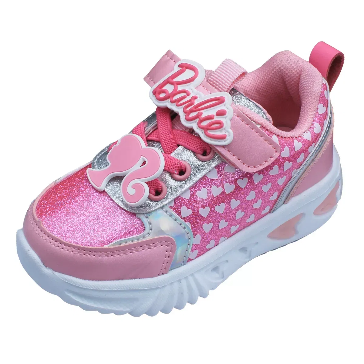 Детские кроссовки для девочек с подсветкой Barbie Light-Up WOMENS FOOTWEAR, Hot Pink — фото 2