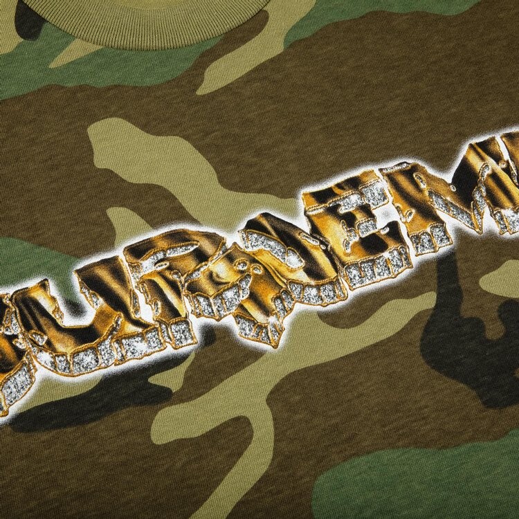 Футболка Supreme Diamond Tee 'Woodland Camo', разноцветный — фото 4