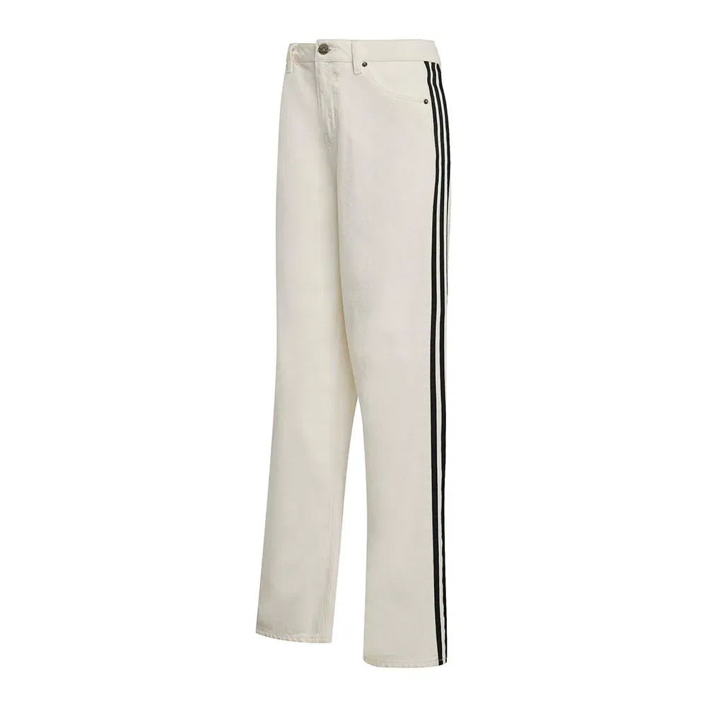 Женские джинсовые спортивные брюки свободного кроя Firebird Track Jeans Adidas Originals, White — фото 3