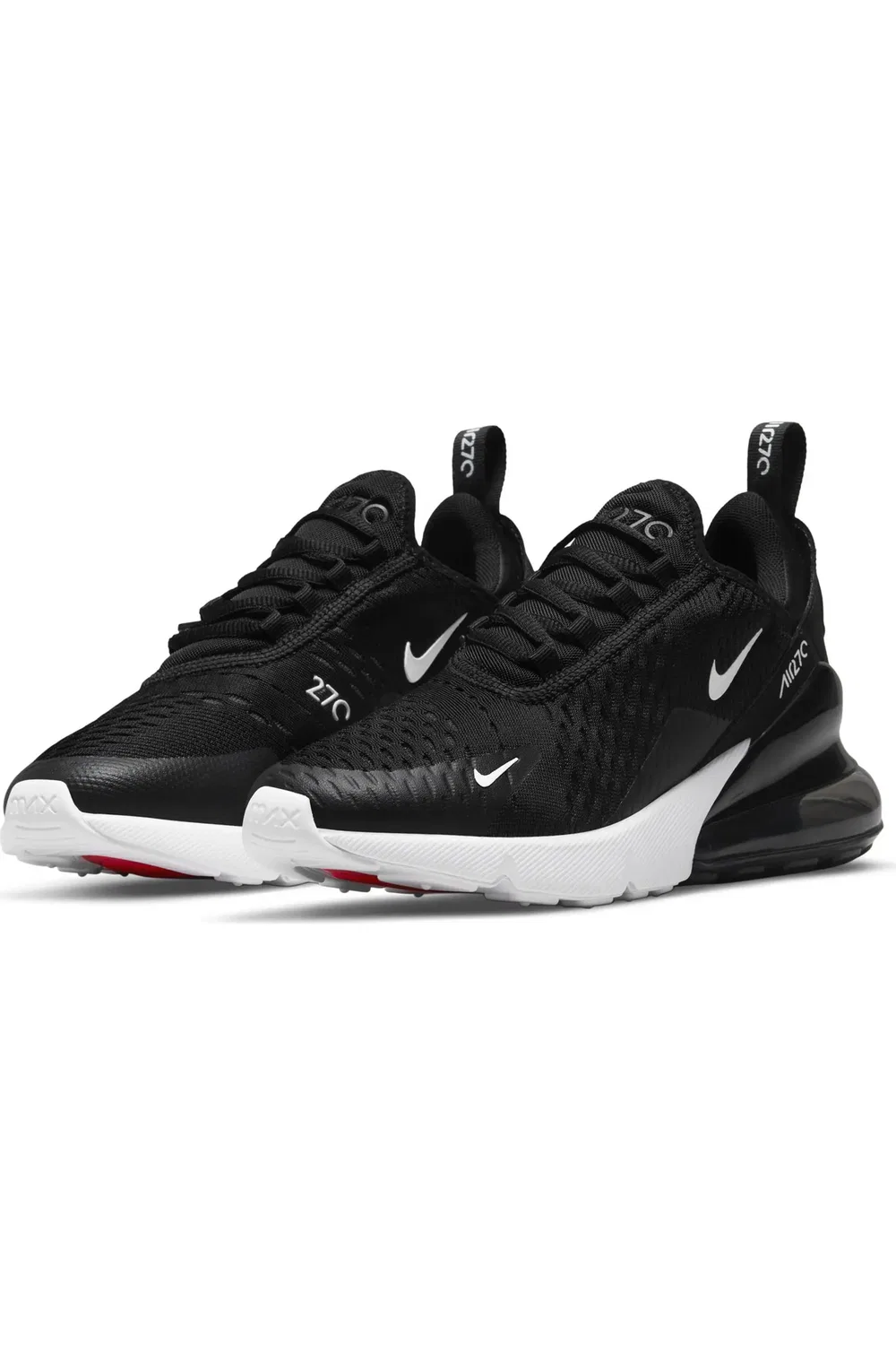 Детские кроссовки с амортизацией Air Max 270 Nike, 001 черно-белый
