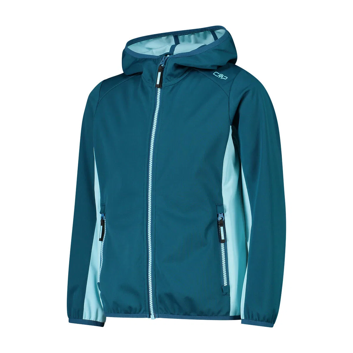 Детская ветрозащитная куртка Girl Jacket Fix Hood Cmp, Konigsblau Pastellblau — фото 3