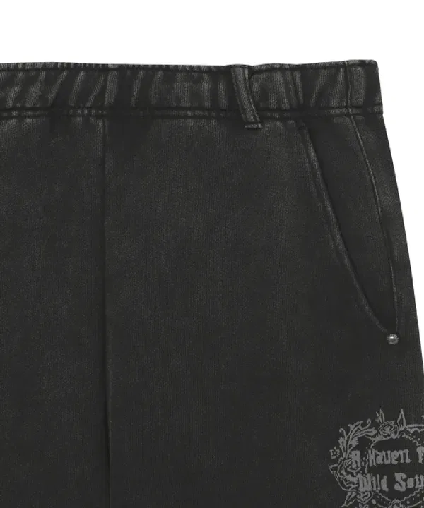 Женские спортивные штаны из хлопка, винтаж, Superdry, черный — фото 4