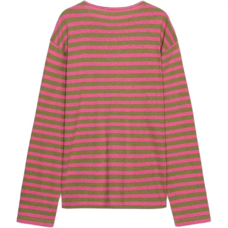 Женская футболка с круглым вырезом Pink ZARA — фото 3