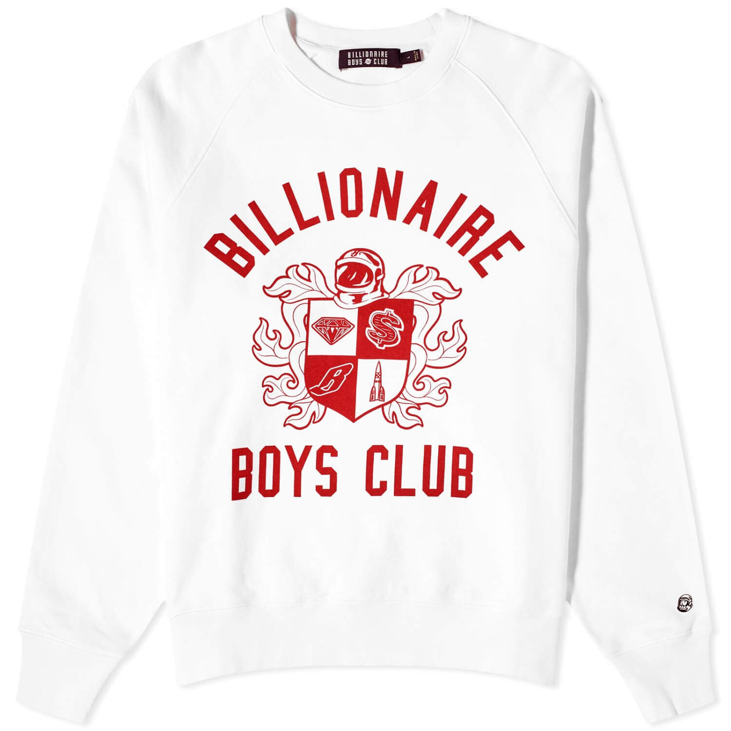 

Свитшот Billionaire Boys Club Crest Logo, белый