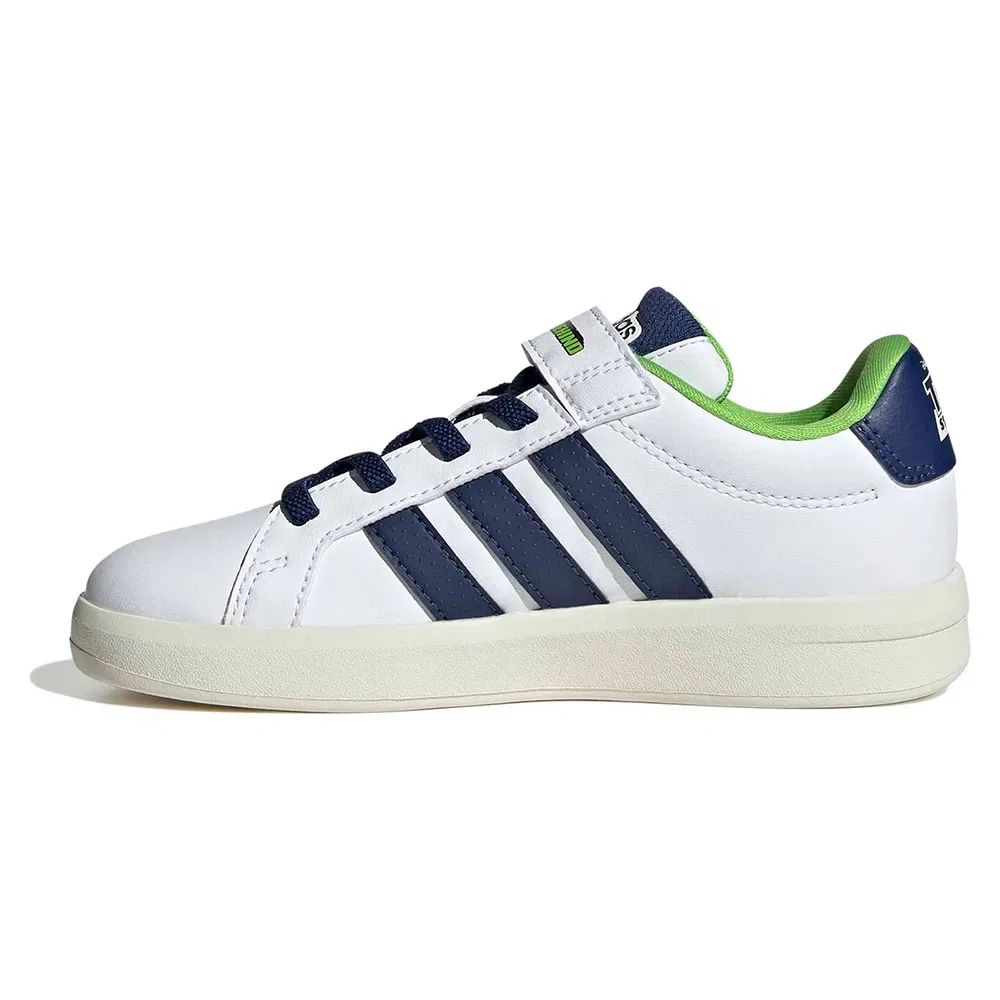 Кроссовки детские Grand Court Adidas, белый — фото 4