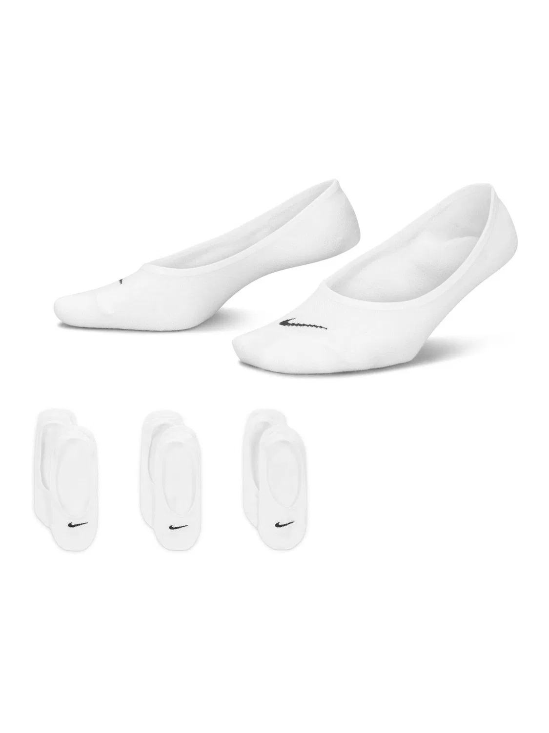 Носки Nike Everyday Lightweight Footie, белые