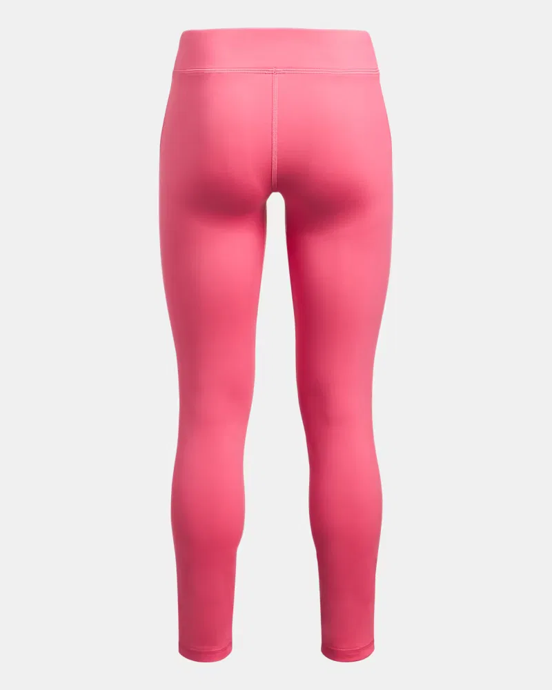 Леггинсы с внутренним швом 63,5 см, мягкая тянущаяся ткань UA Motion UnderArmour, Super Pink/White — фото 2
