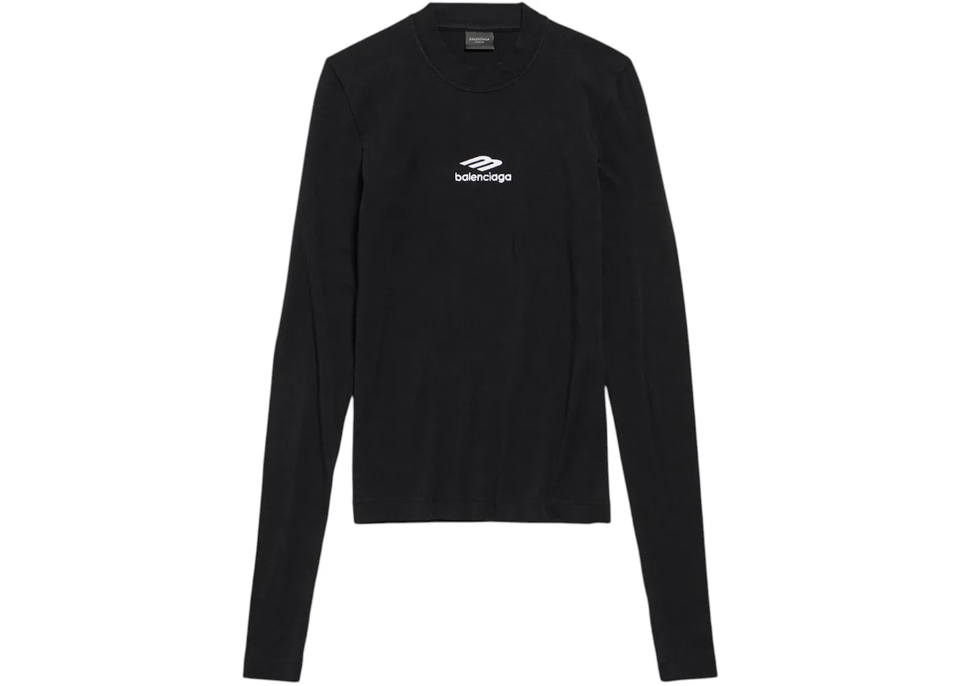 Женский топ с длинным рукавом 3B Sports Icon Balenciaga, Black/White