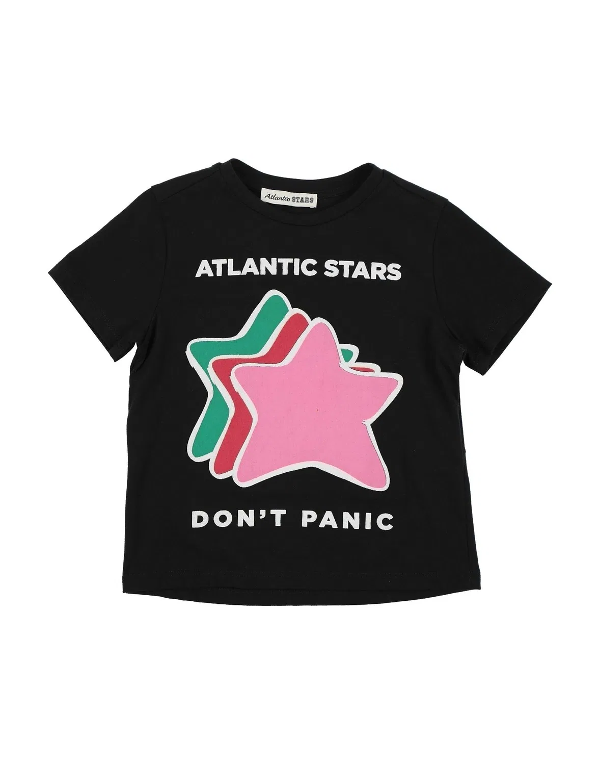 Молодежная футболка для девочек с принтом Atlantic Stars, черный
