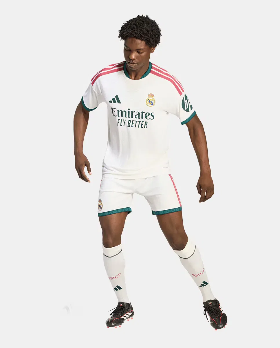 Мужские шорты с принтом Real Madrid 2026-2027 adidas, Blanco — фото 4
