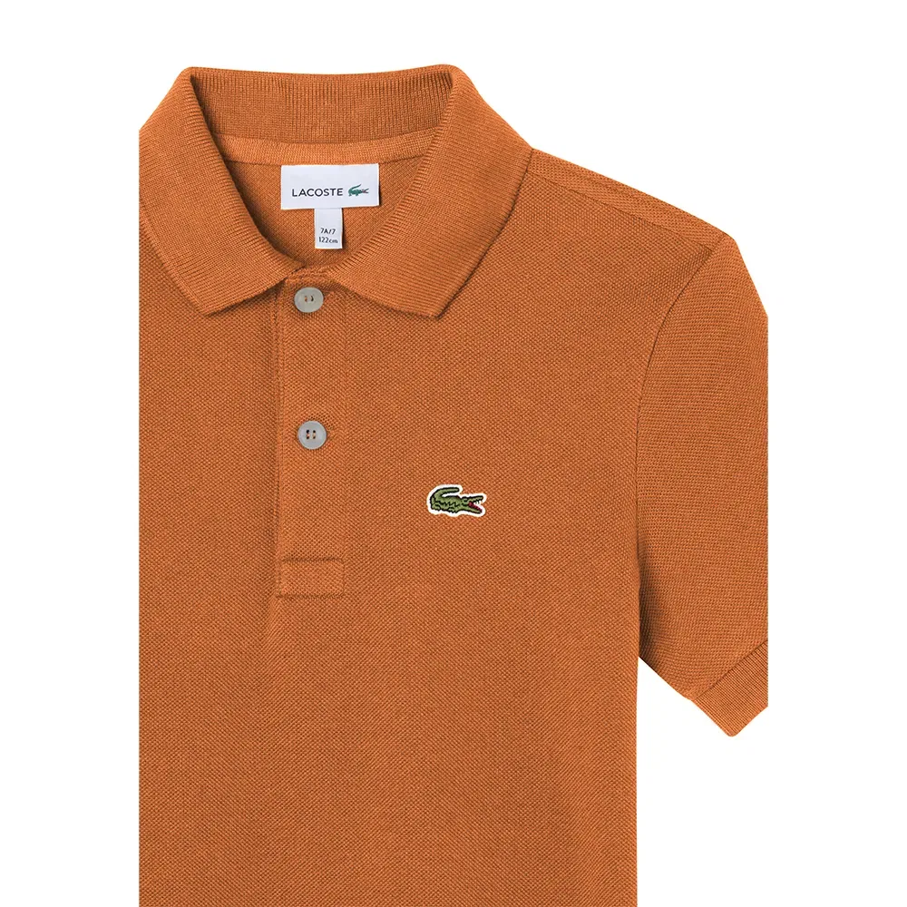 Сникерсы Lacoste Kids, коричневый — фото 3