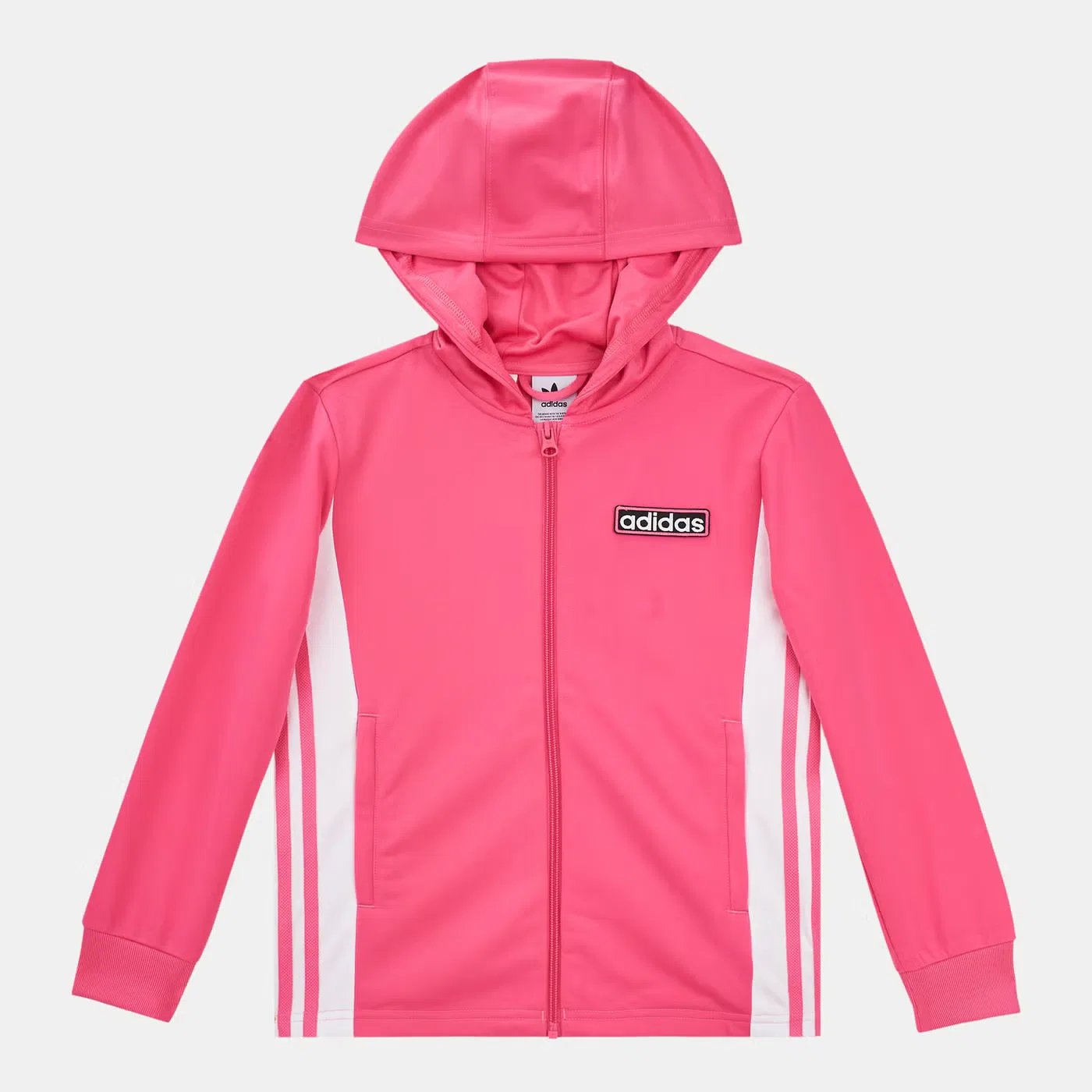 Худи на молнии с боковыми карманами Adibreak Adidas Originals, розовый