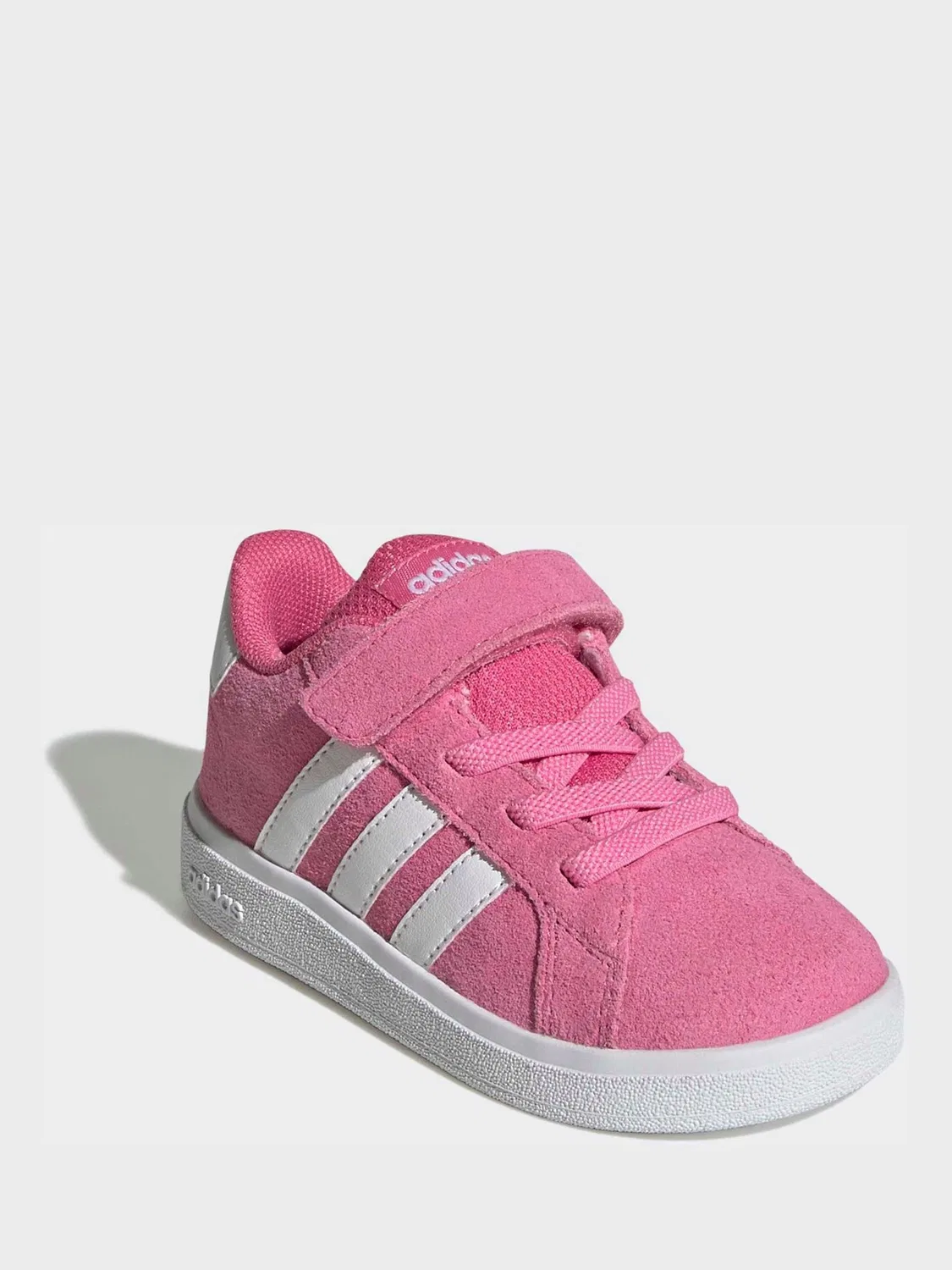Кроссовки с эластичными шнурками adidas Grand Court 2.0, розовые — фото 3