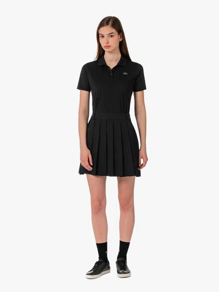 Юбка мини LACOSTE плиссированная, Black