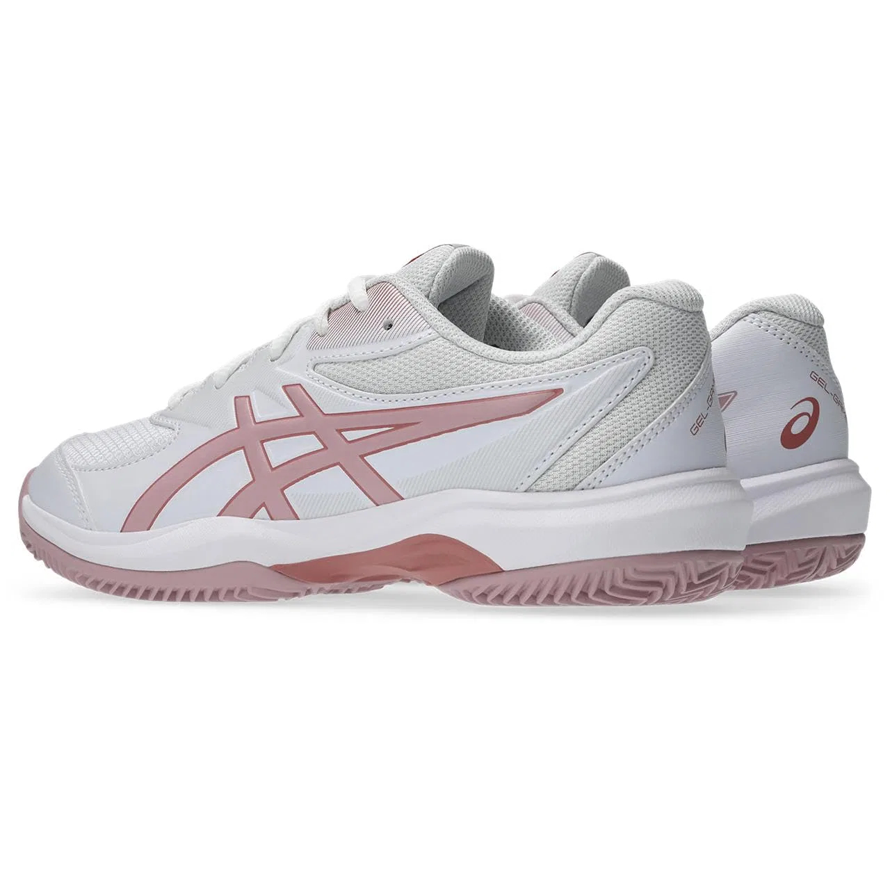 Детские кроссовки для мальчиков и девочек с открытым верхом Gel-Game Gs Clay/Oc ASICS, White Morganite — фото 2