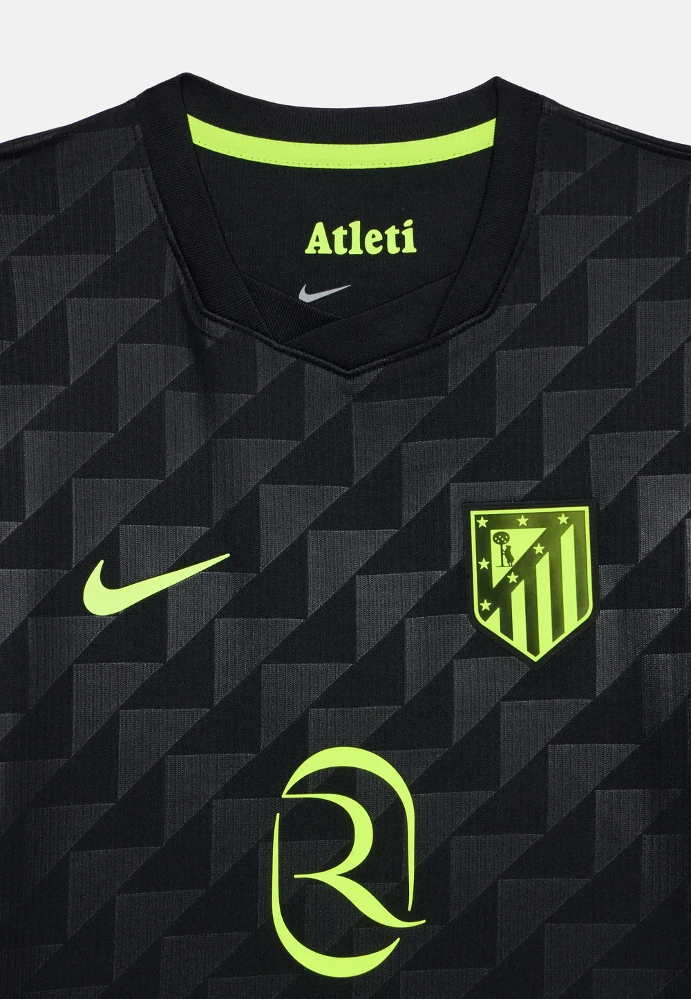 Футболка унисекс с символикой стадиона «Атлетико Мадрид» Nike Performance, Black — фото 3