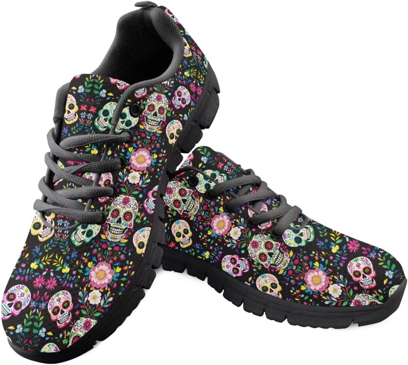 

Кроссовки с американским флагом для мужчин и женщин, кеды, для бега, прогулок и тенниса на День независимости, 4 июля Getelinseng, Embroidered Hippie Skull