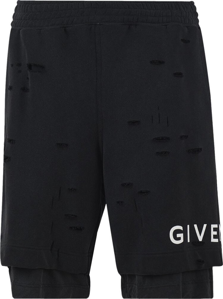 

Шорты Givenchy Board Fit Hole Shorts 'Black', черный