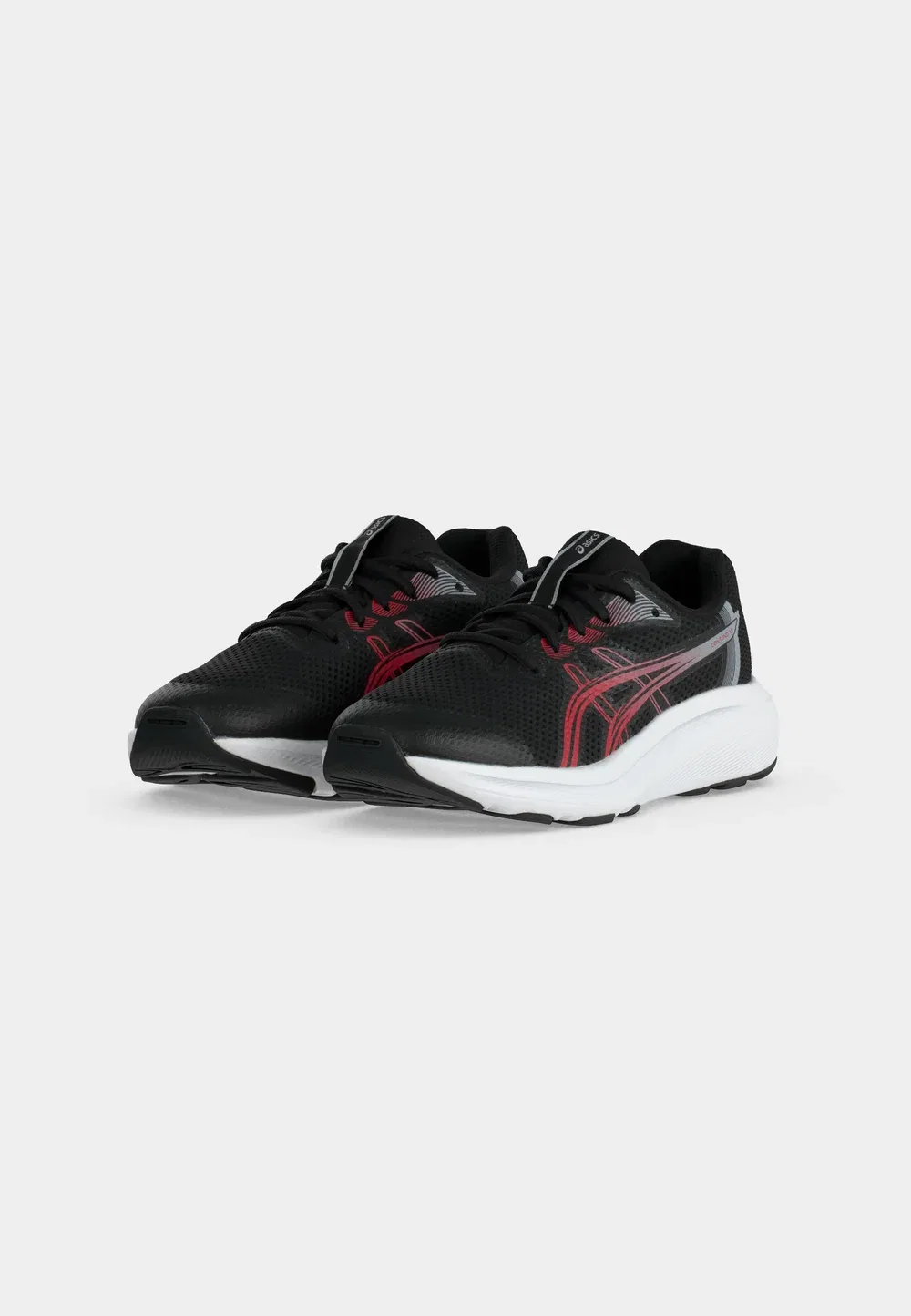 Condens 10 - унисекс кроссовки для бега по улицам Asics, Black/Speed Red — фото 3
