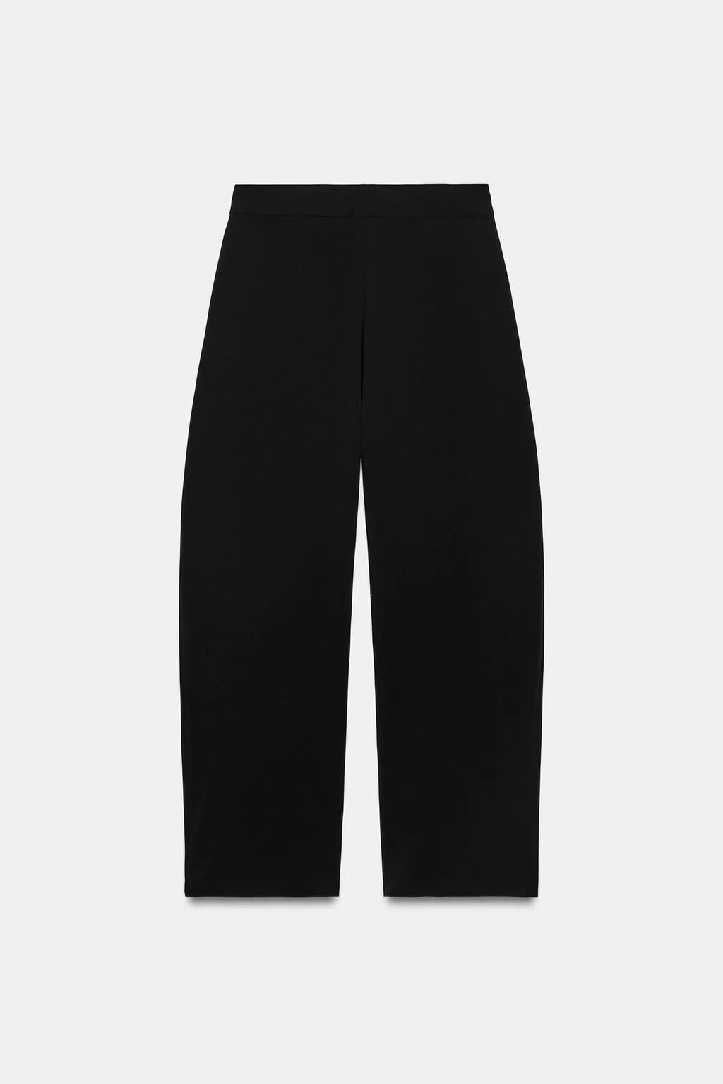 Брюки Zara Pliegues Cinturilla ZW Collection, черный — фото 4