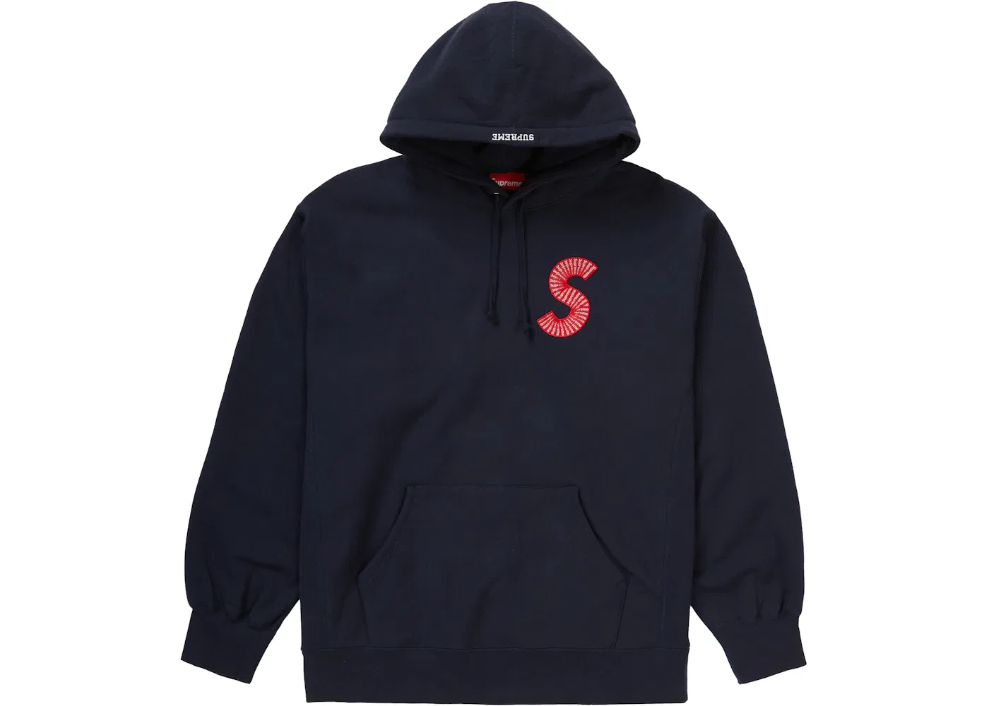 Мужской худи с длинным рукавом Supreme Hooded Sweatshirt (FW20), Navy