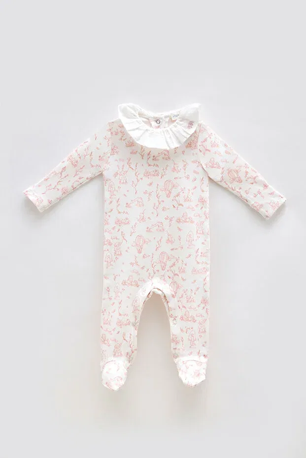 Детский комбинезон для девочек хлопковый Atelier Babbi, Pink