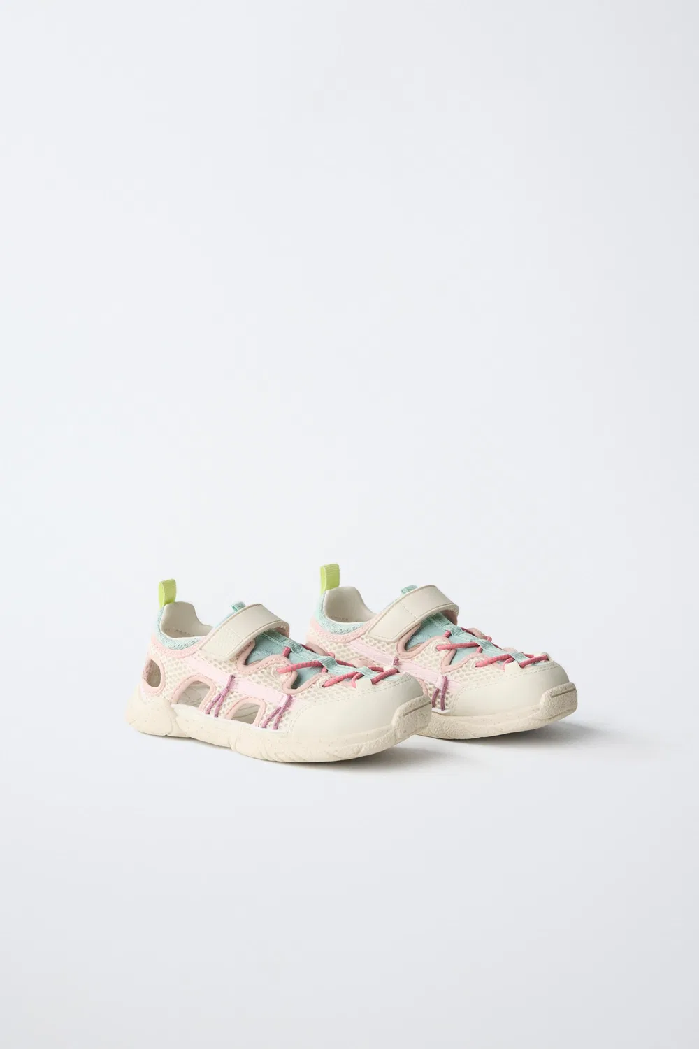 Кроссовки для ходьбы босиком с вырезами ZARA, White — фото 2