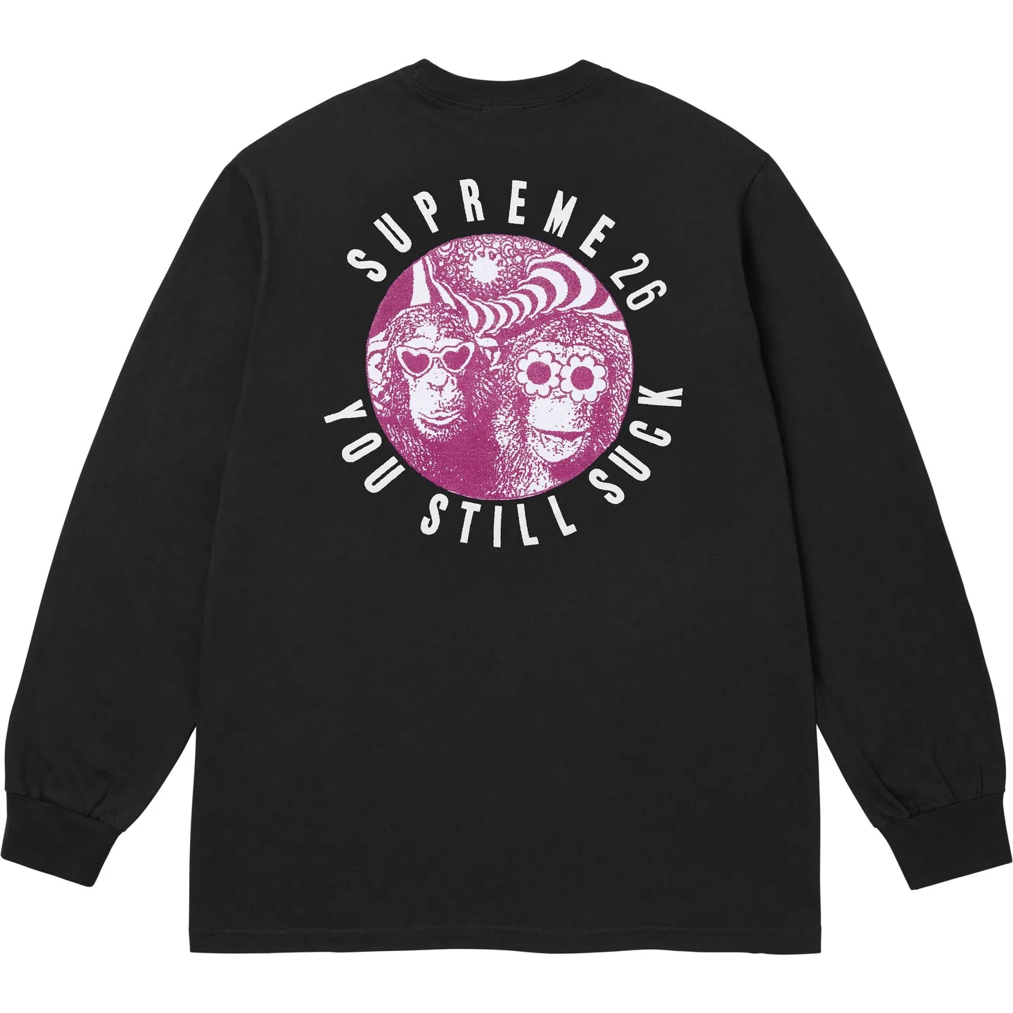 Футболка с круглым вырезом Unisex Supreme, Black