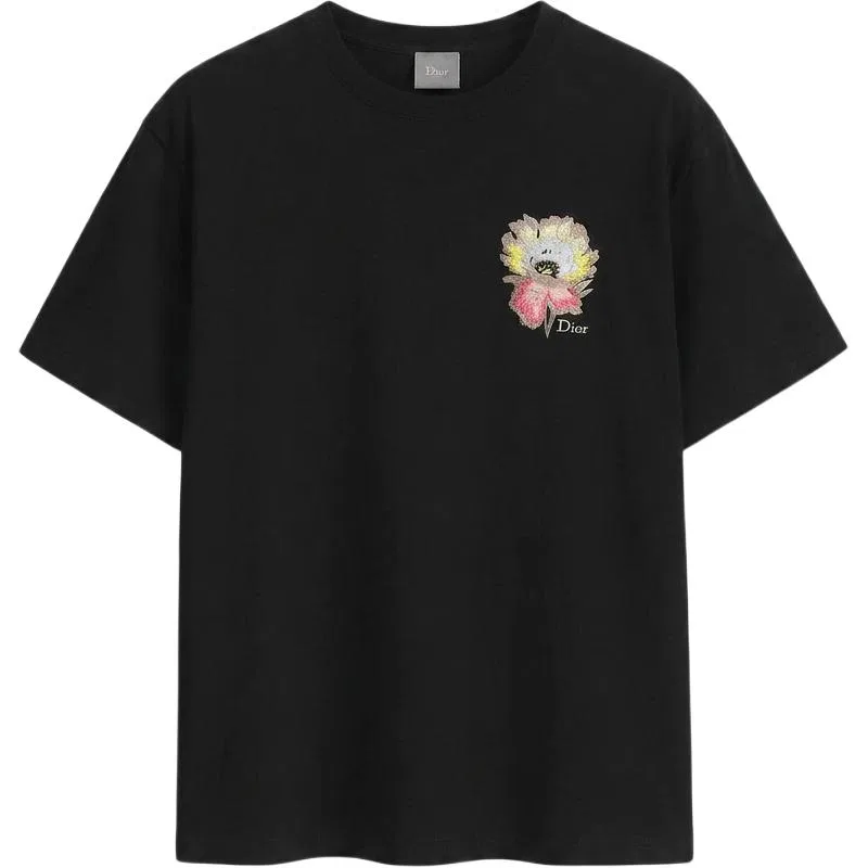 Мужская футболка с круглым вырезом DIOR, Black