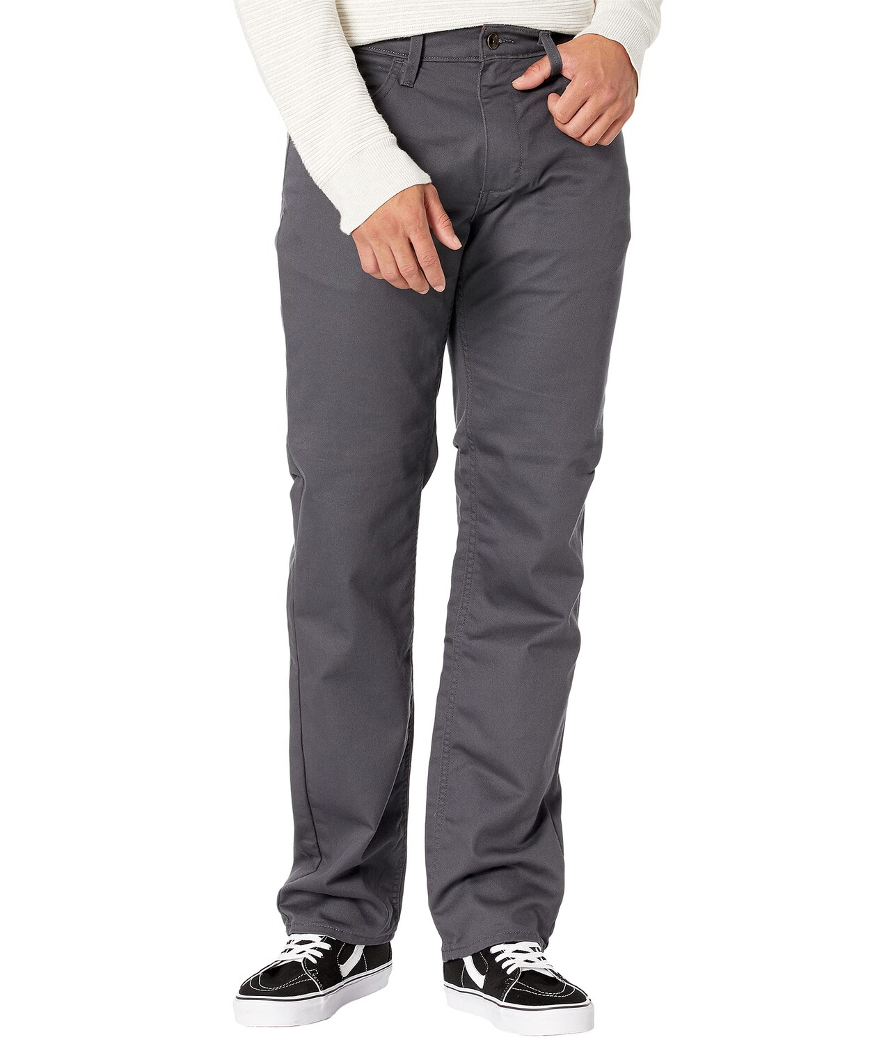

Брюки Vans, Covina Five-Pocket Slim Straight Twill Pants, Серый, Брюки Vans, Covina Five-Pocket Slim Straight Twill Pants