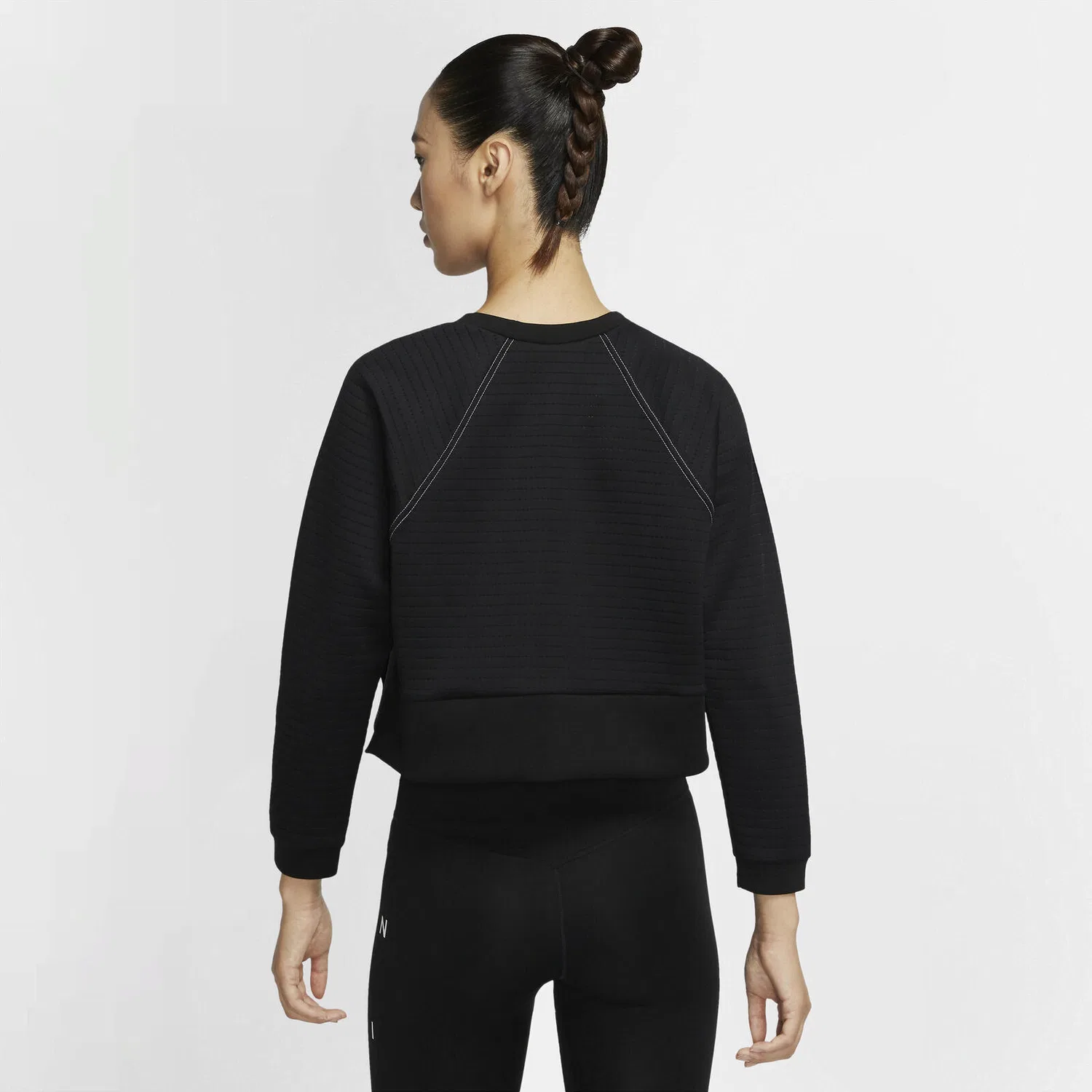 Женская блуза Pro Luxe Crew Nike, Schwarz — фото 2