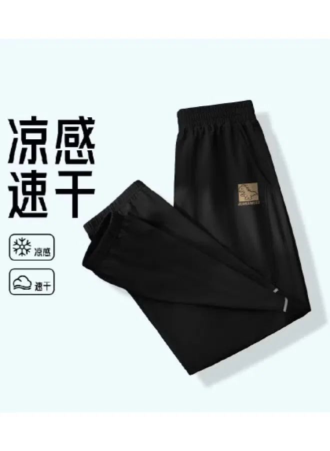 Брюки спортивные легкие с быстросохнущим эффектом для мальчиков Jeanswest, черный