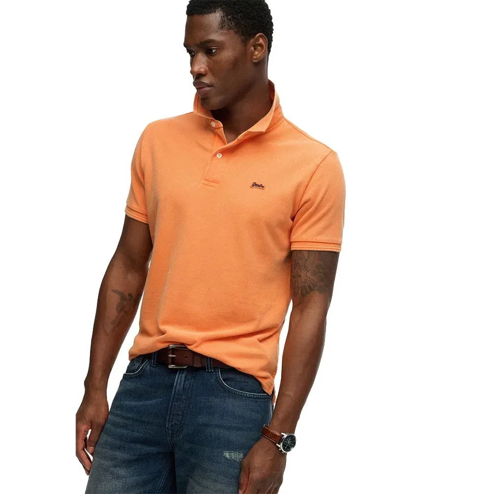 Свитер Classic Pique Superdry, оранжевый