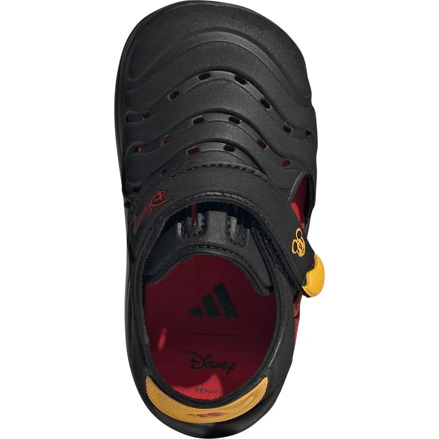 Сандалии детские с принтом Mickey Mouse adidas Disney, Черный — фото 3