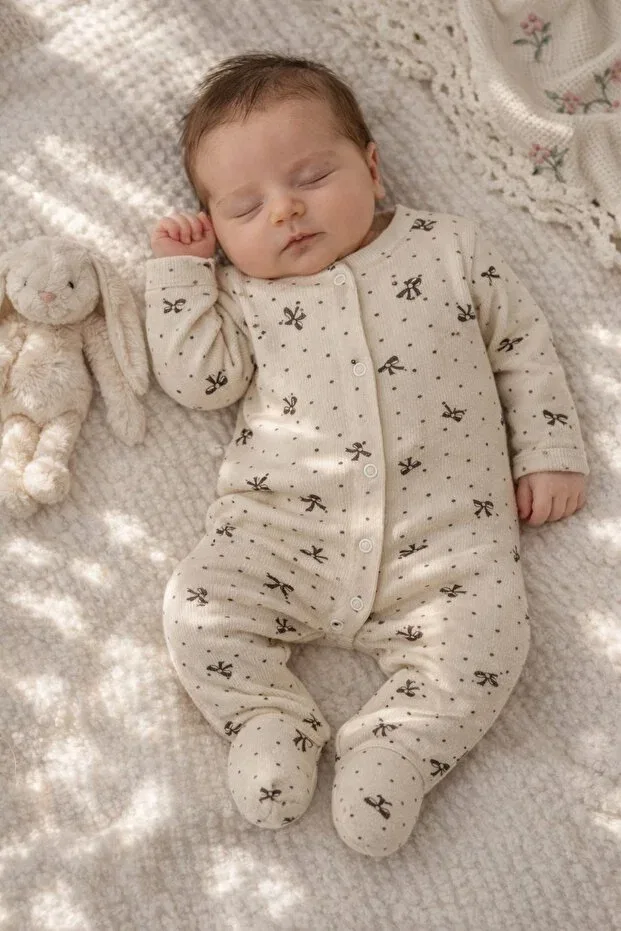Детский комбинезон для девочек хлопковый Basics Enia Baby, Multicolor — фото 2