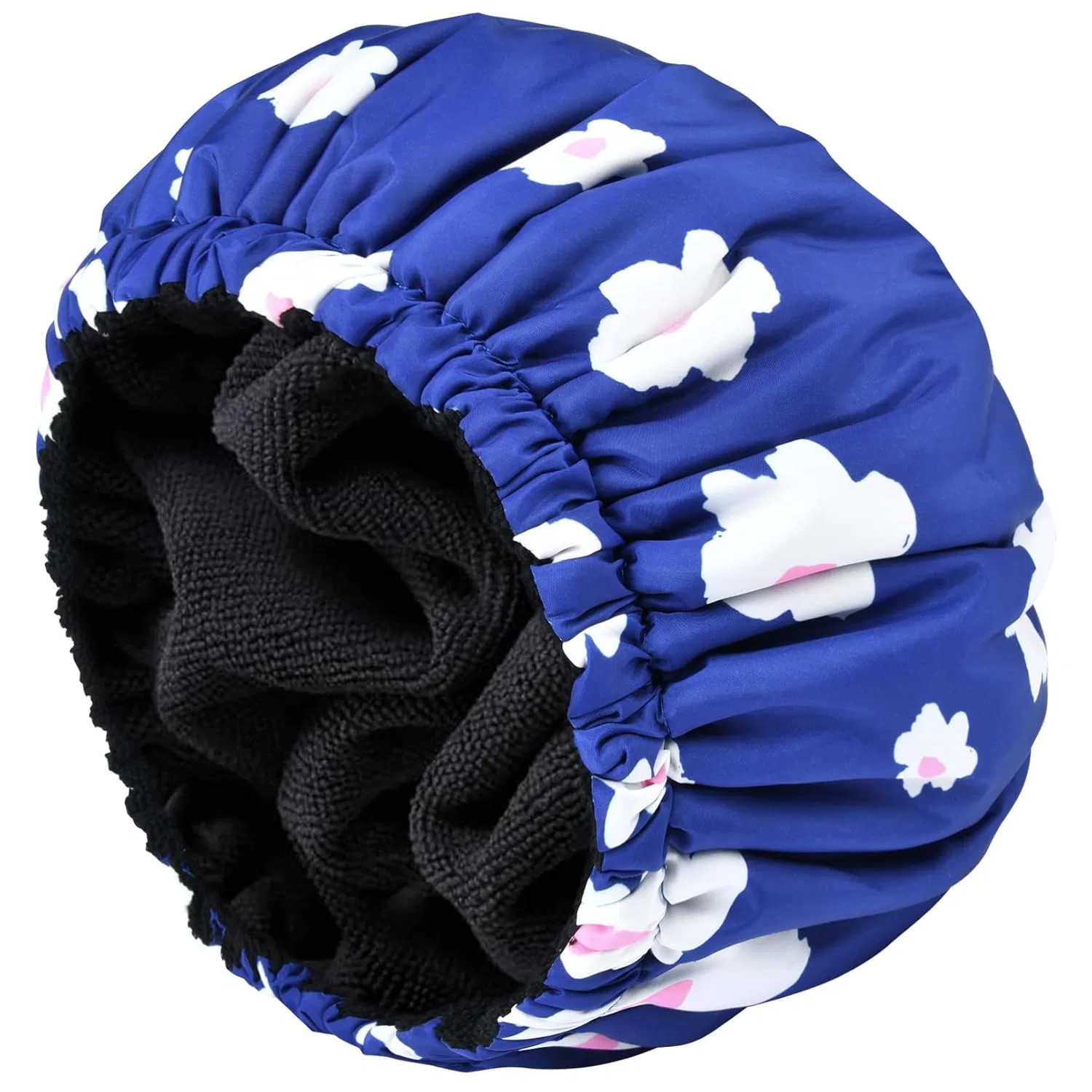 Шапочка для душа Cotton Lined, Aileam, Blue Flowers