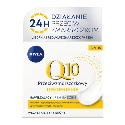 Крем для лица увлажняющий дневной Nivea Q10 Power Anti-Wrinkle, 50 мл