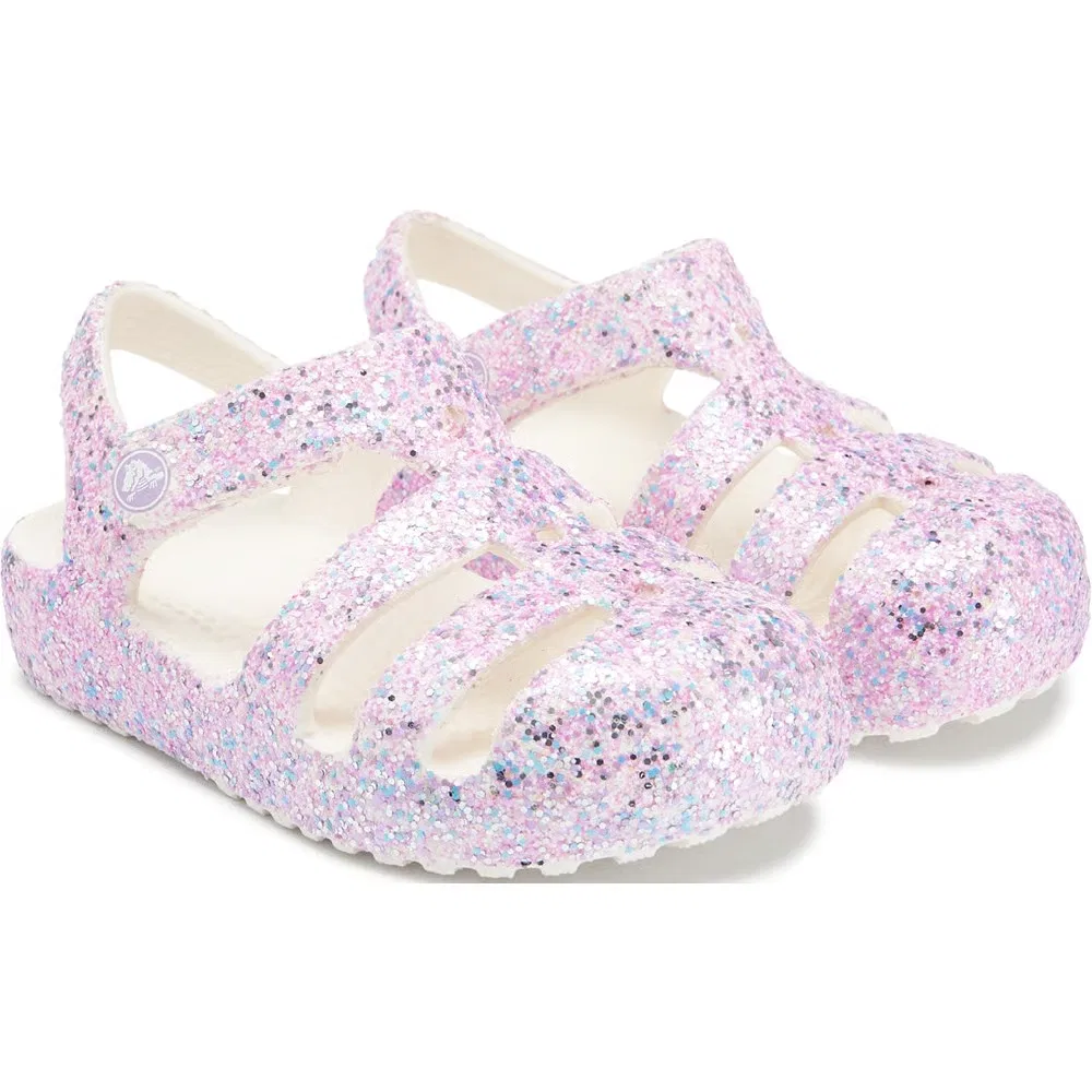 Классические детские сандалии для малышей Crocs, Chalk Glitter