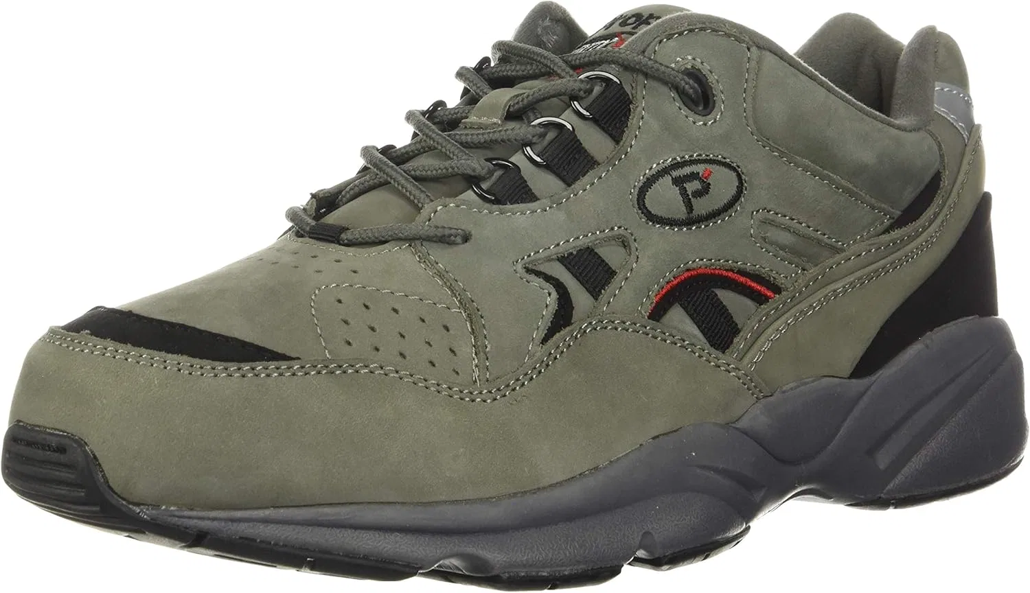 Мужские кроссовки Propét Stability Walker-m, Grey Black Nubuck