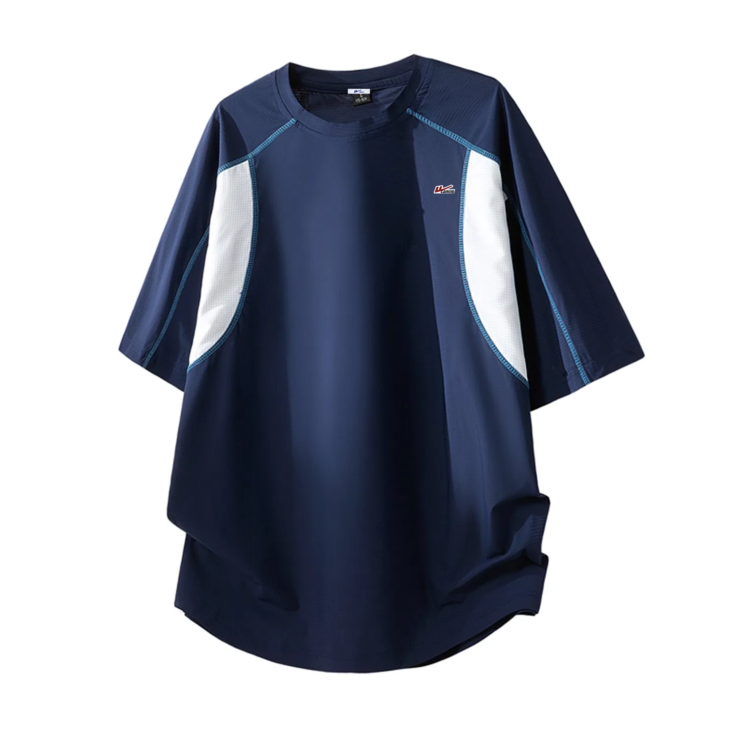 Детская футболка быстросохнущая с принтом Blue (DIY Badge) Quick Dry T Shirts Unisex WARRIOR