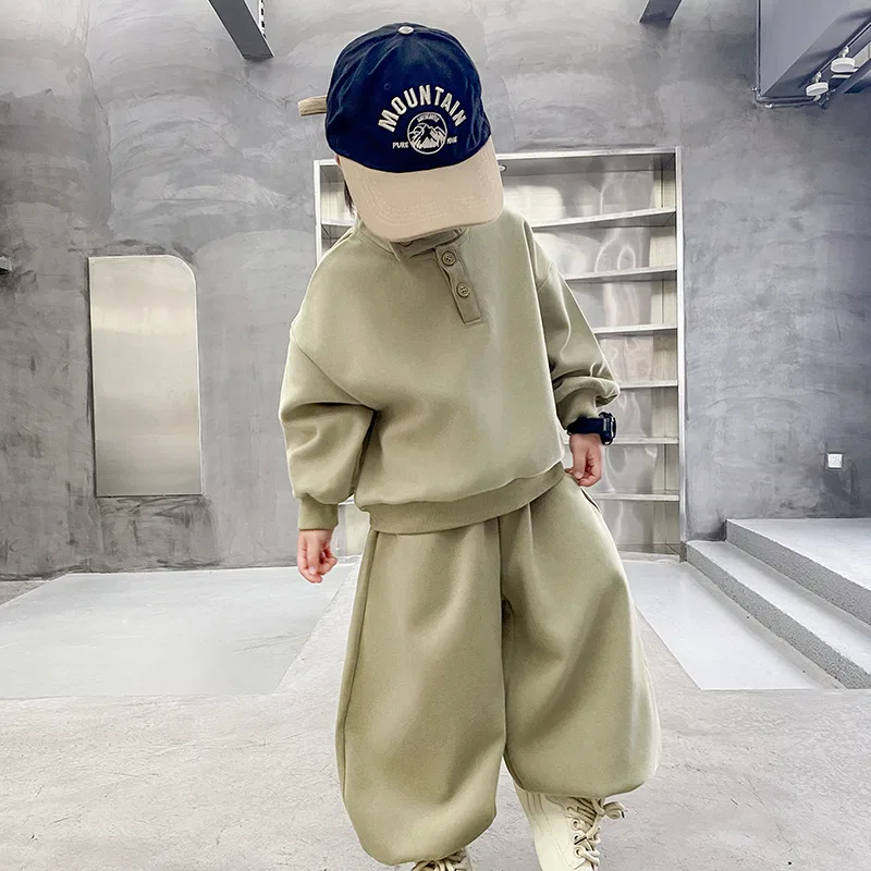 Детский спортивный костюм для мальчиков Lanza, Pea Green — фото 4
