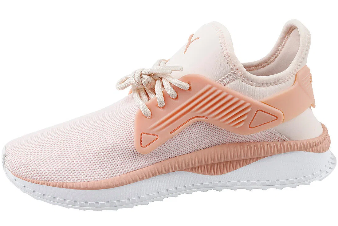 Детские кроссовки для девочек Suede Heart Jr Puma, Beige — фото 2