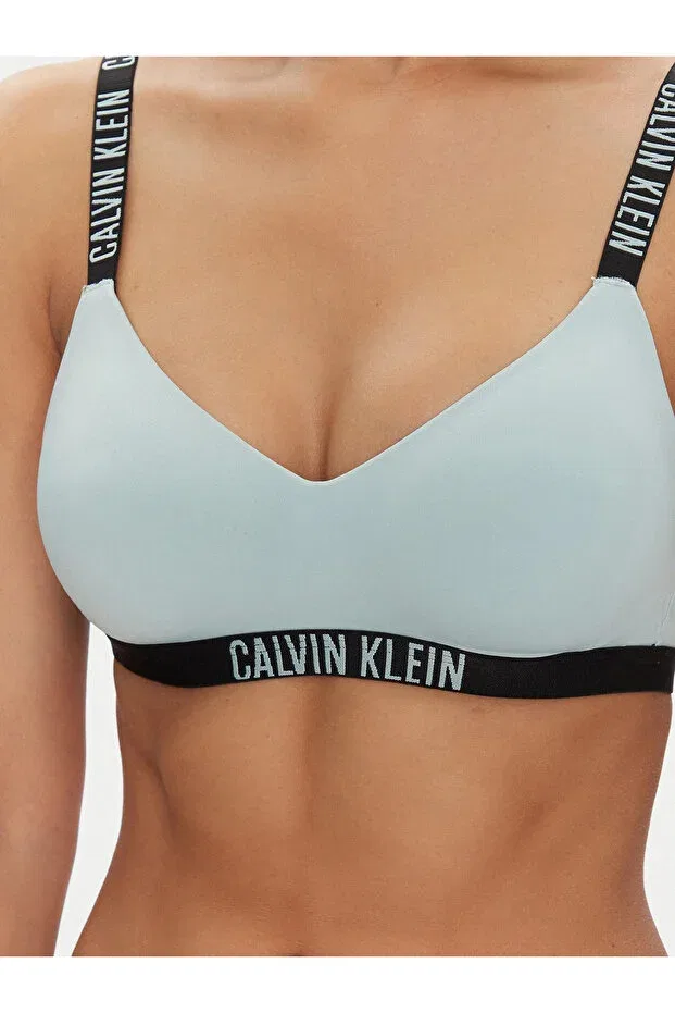 Женский бюстгальтер-бралетта с принтом Calvin Klein, Blue — фото 3
