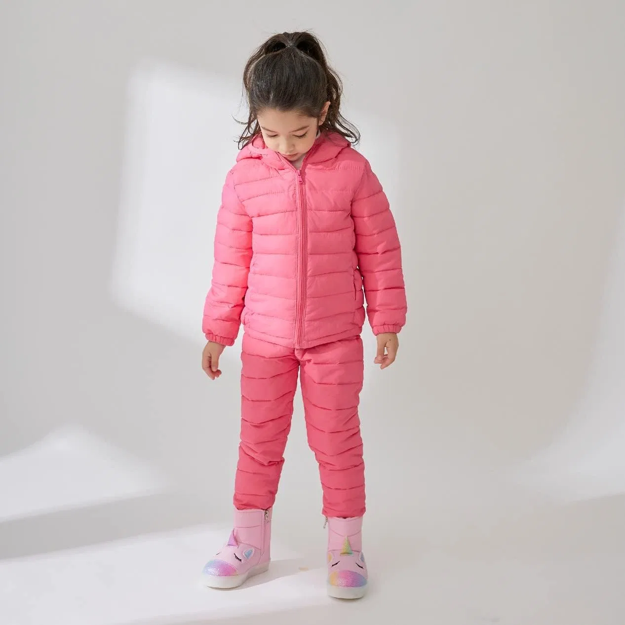 Детские зимние сапоги для девочек с мехом и светодиодами Unicorn Pink Ozkiz, Pink — фото 3