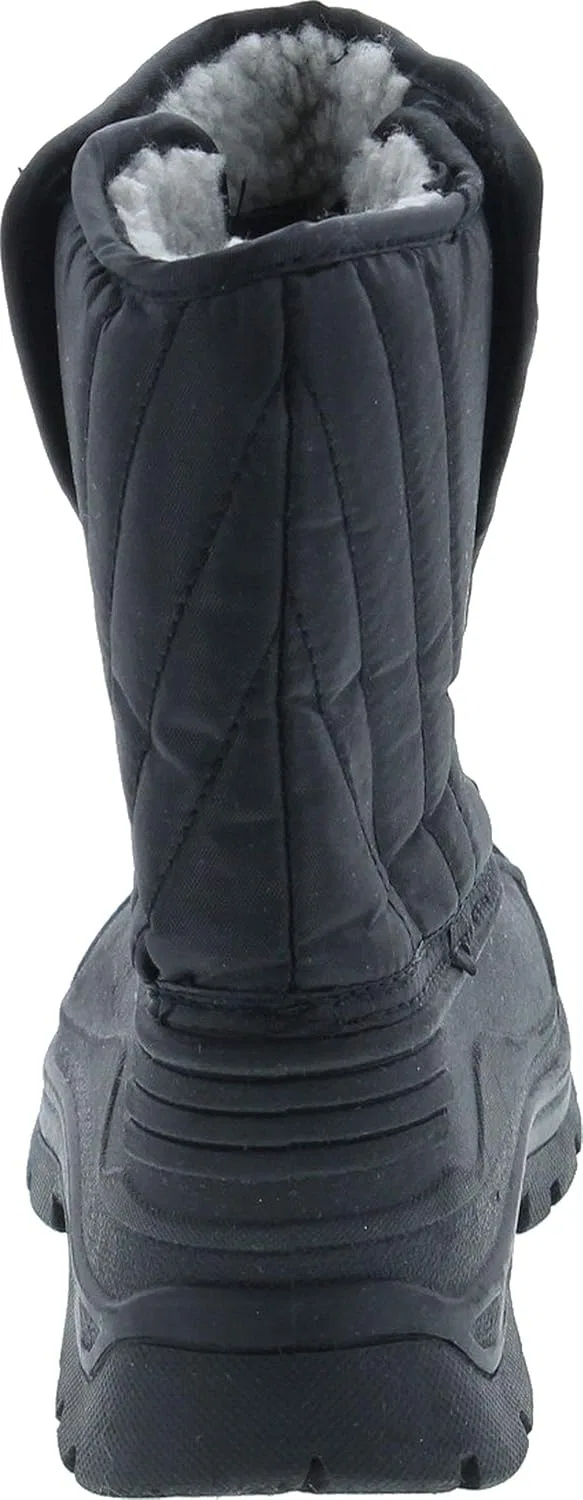 Детские зимние ботинки для мальчиков с принтом Static Footwear, Black — фото 4